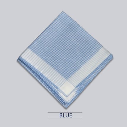 Blue Check Sky Blue Rumal